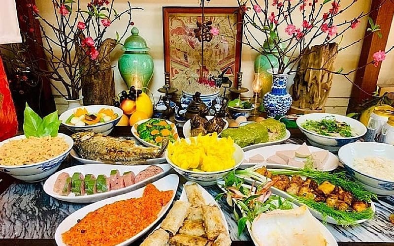 món ăn đón tổ tiên ngày Tết