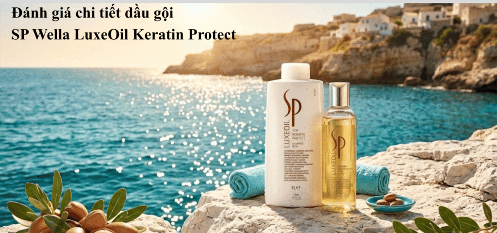 Đánh giá chi tiết dầu gội Sp Wella keratin luxeoil