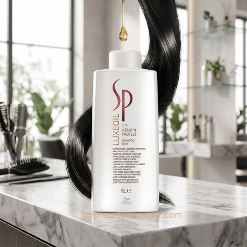 Dầu gội Sp Wella keratin luxeoil 1000ml