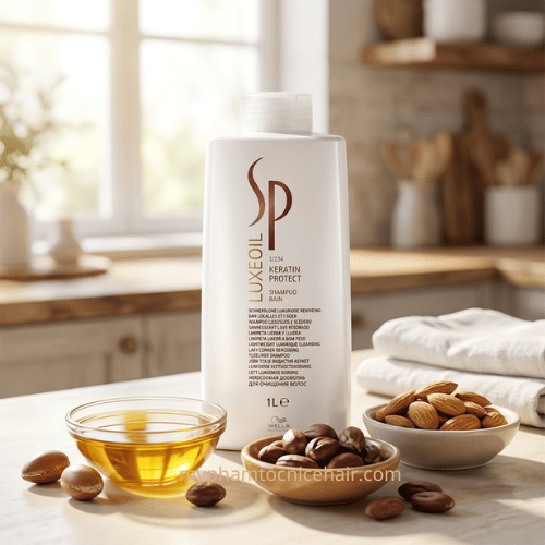 Dầu gội Sp Wella keratin luxeoil giàu dưỡng chất quý