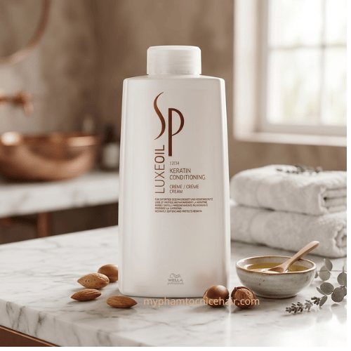 Dầu xả Sp Wella keratin Luxe Oil 1000ml